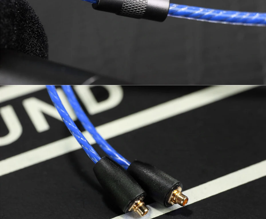 3,5 мм кабель для наушников с разъемом MMCX Замена обновленный аудио кабель с микрофоном контроллер для SE215 SE535 SE846 UE900
