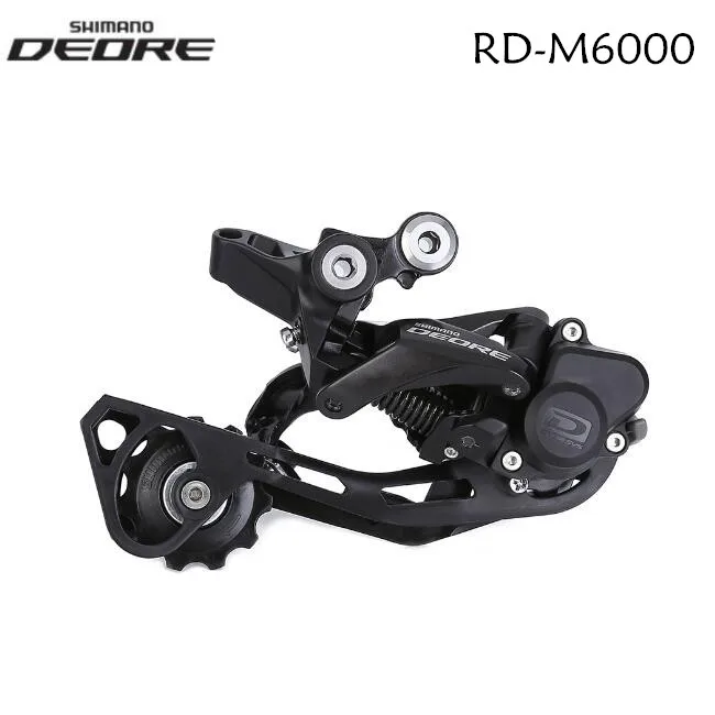 Shimano Deore RD-M6000 Shadow+ 10 скоростей MTB велосипед задний переключатель SGS длинная клетка с замком