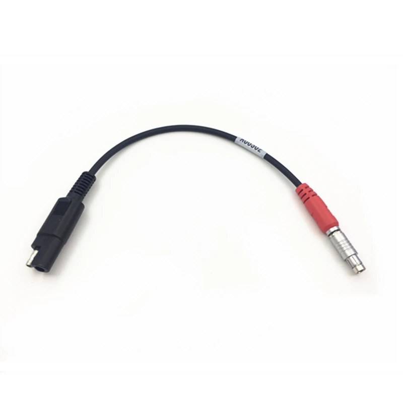 DRRI GPS 5pin To SAE 2-pin Connector Power Cable For Topcon HiPer V