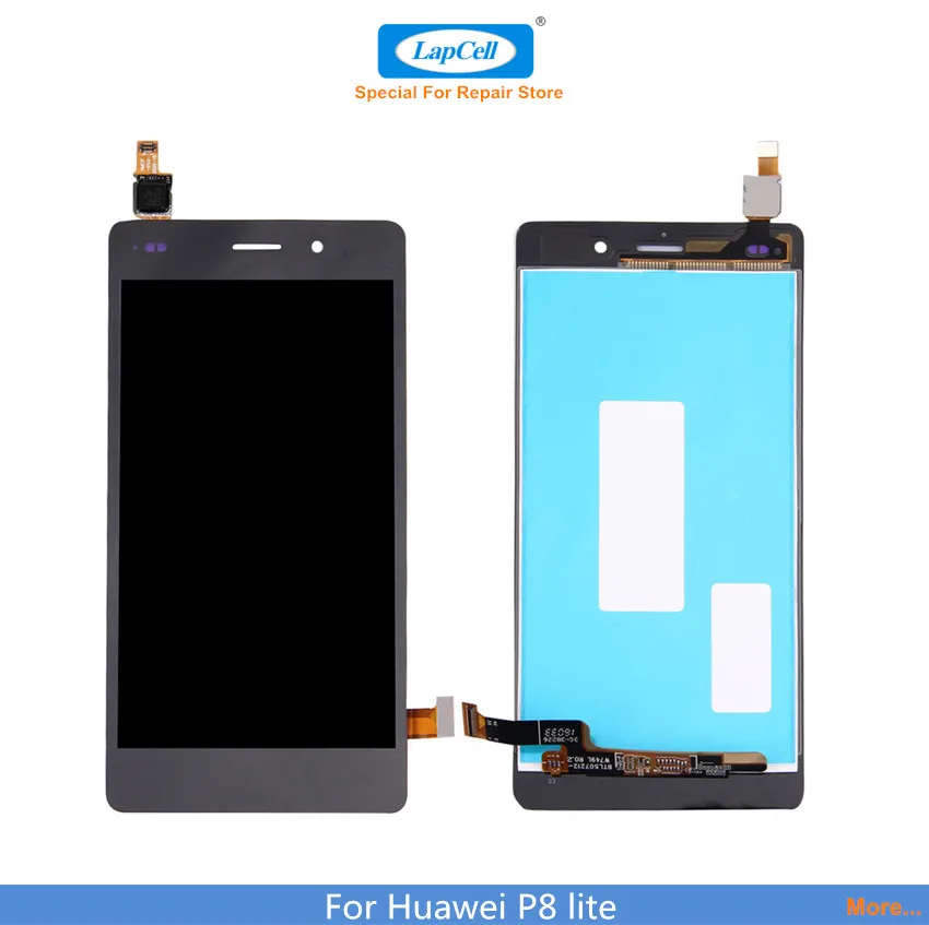 10 шт. LapCell для Huawei P8 Lite ЖК дисплей сенсорный экран дигитайзер сборка черный|Экраны