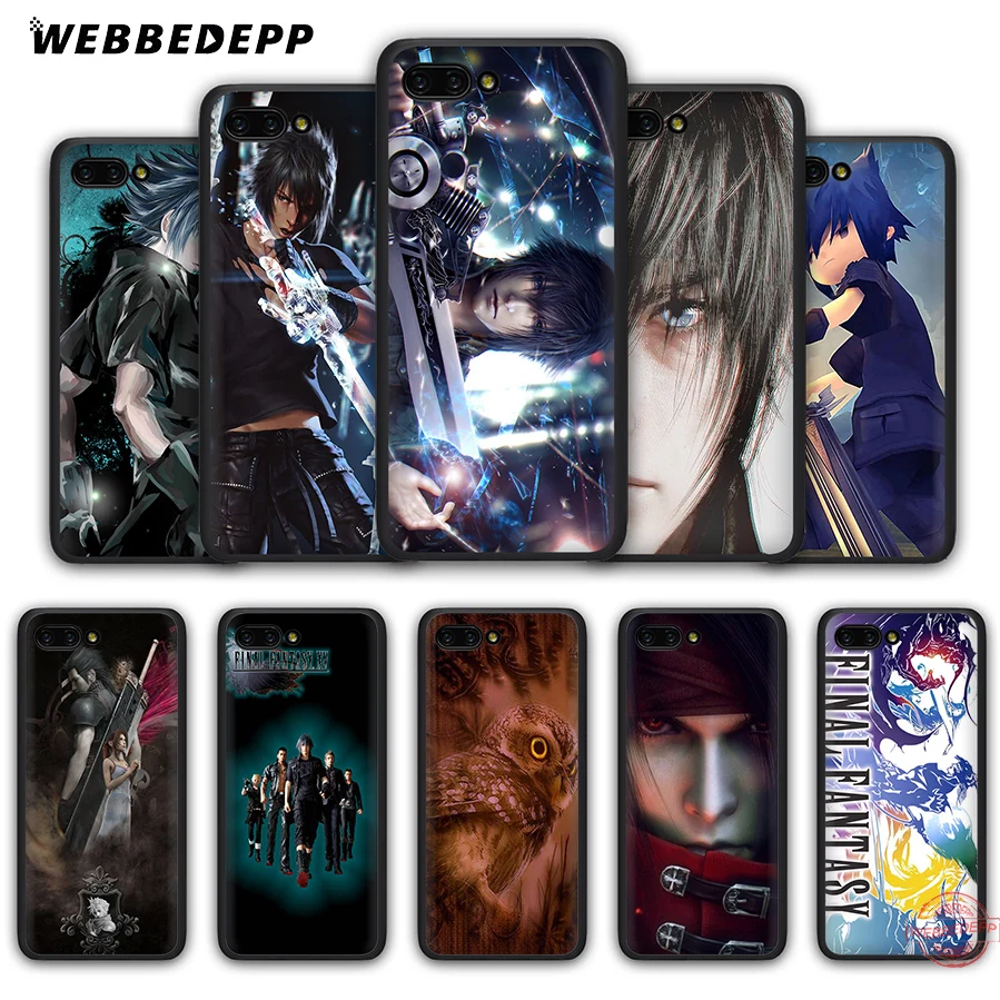 WEBBEDEPP Final Fantasy мягкий чехол для Honor 20 10 9 9X 8 Lite 8C 8X 7X 7C 7A 3 Гб оперативной памяти 6A Pro