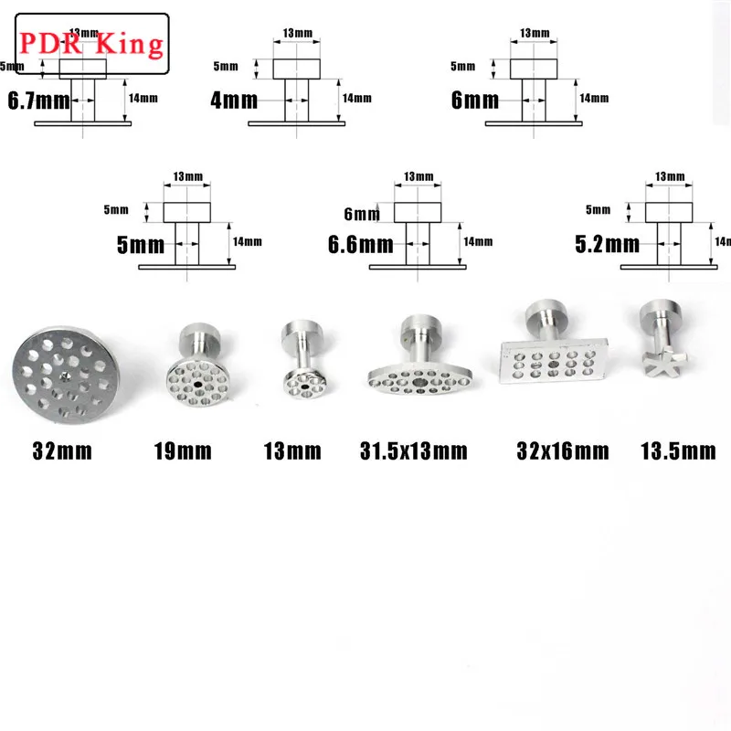 Алюминиевый корпус безболезненные Инструменты для ремонта вмятин PDR KING клей Съемник вкладки наборы для удаления градом вмятин Инструменты для ремонта