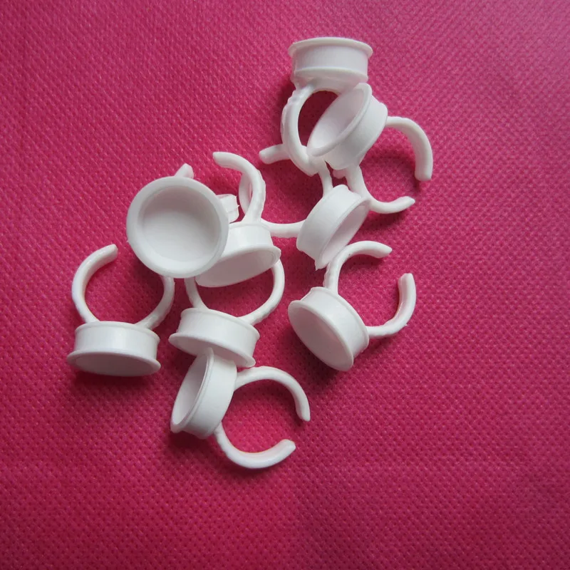 

100pcs No Separator Permanent Makeup Accessories Ring Container Cup For Ink Supply Tattoo Ring Cups
