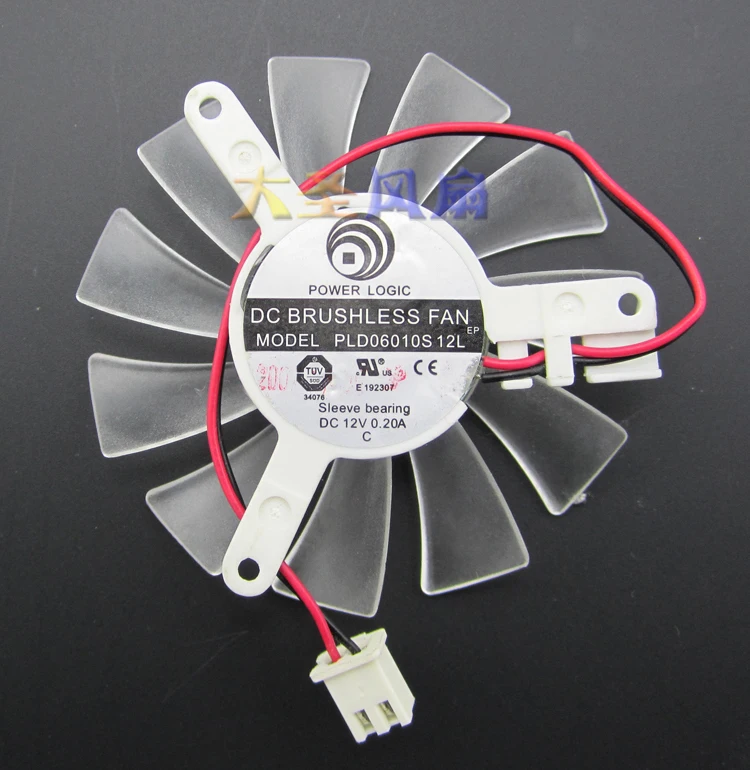 

New Original PLD06010S12L 12V 0.20A graphics card fan diameter 42mm pitch 55mm