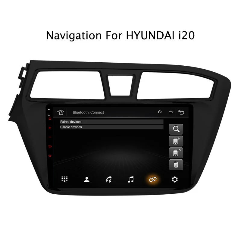 Best NAVITOPIA 9inch 4G LTE WIFI Head Unit for Hyundai i20 2015 2016 2017 2018 Android 6.0 2G+32G Car DVD Multimedia GPS Navigation 3