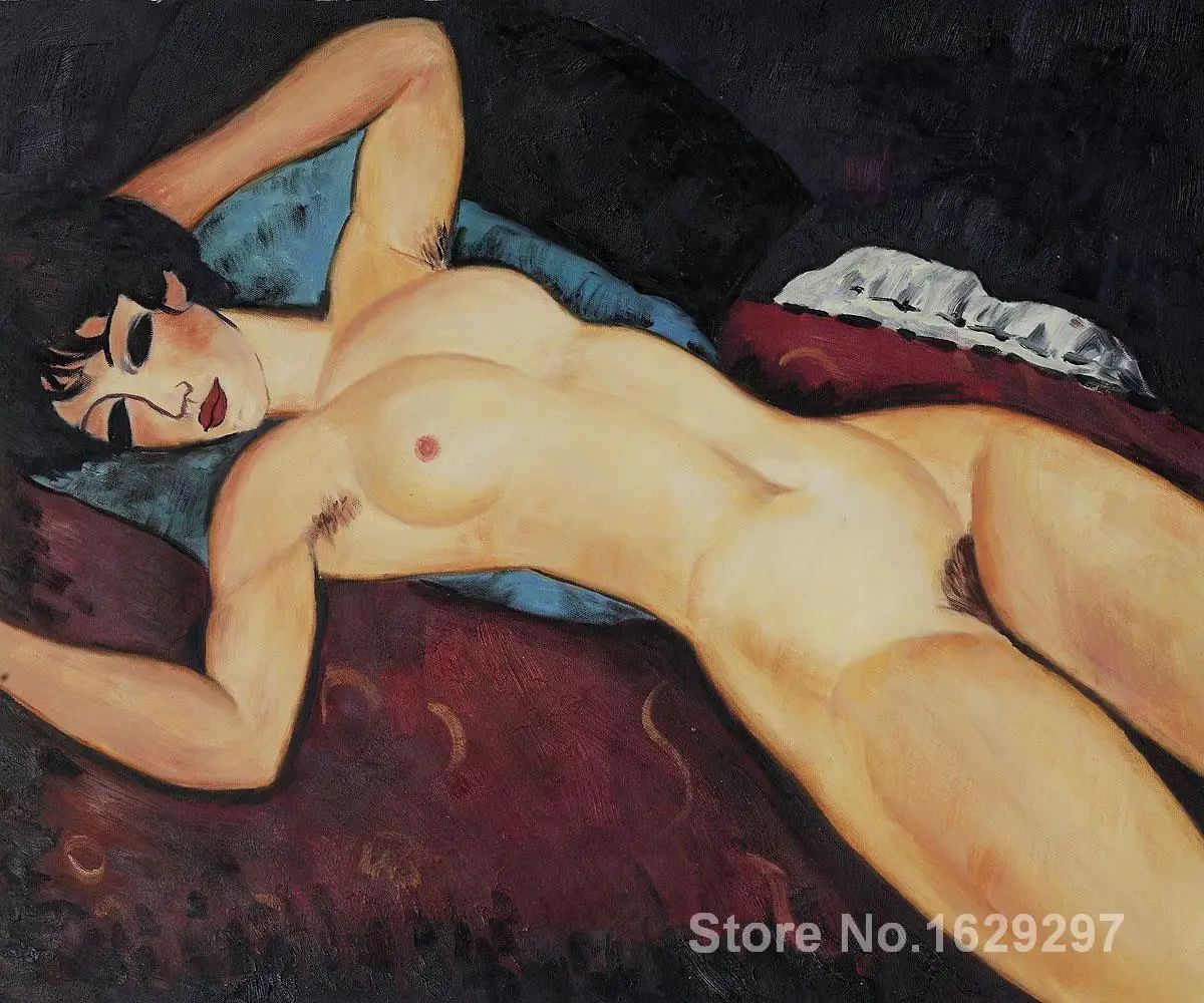 

Nudo Disteso Amedeo Modigliani reproduction art High quality Handpainted