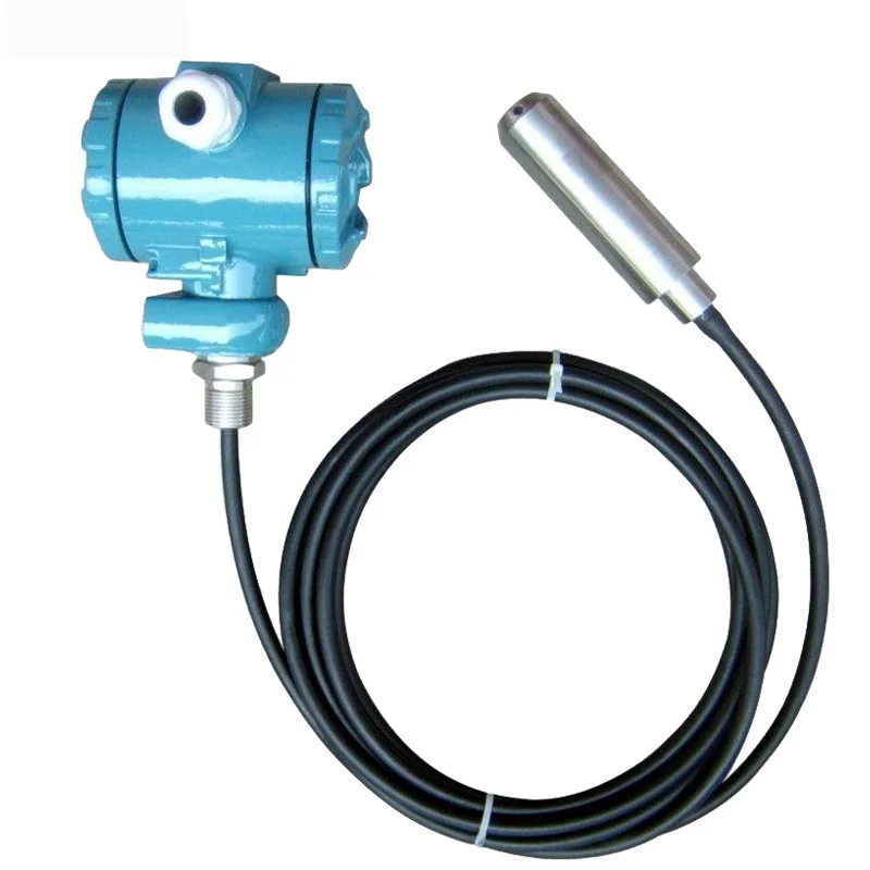 Immersion Liquid Level Transducer Water Oil Level Detector Hydrostatic Instrument Analog 4-20mA Output for RTU PLC