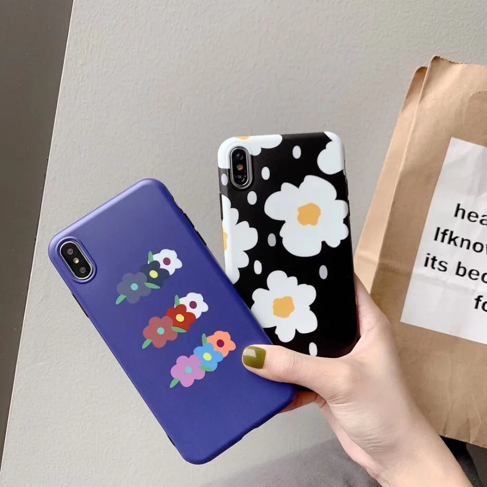Роскошный прекрасный чехол для телефона с цветами iphone XR X XS Max 6 6s 7 8 Plus чехлы