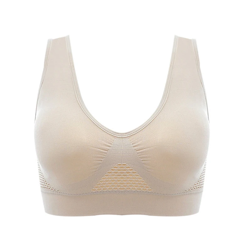 

Women's seamless sports underwear XL vest breathable jacket fitness running yoga sports bra top sports wear for women gym