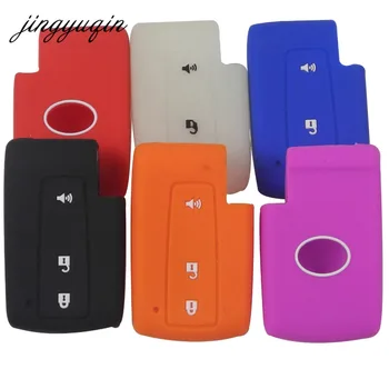 Keyforkess 30 pz/lotto Custodia In Silicone Per Toyota Prius Corona Avensis Verso 3 Bottoni Smart Remote Key Fob Copertura