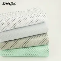 Booksew 100% Cotton Fabric 4 Piece/lot 40x50cm Little Dots Pattern Baby Cloth Quilting Meter Twill Bedding Dolls Bed Sheet