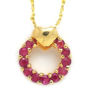 

Collares Qi Xuan_Red Stone Simple And Elegant Pendant Necklaces_Real Necklaces_Quality Guaranteed_Manufacturer Directly Sale