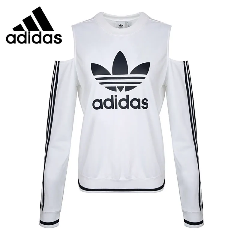 

Original New Arrival 2018 Adidas Originals CUT-OUT SWEATER Women's Pullover Jerseys Sportswear