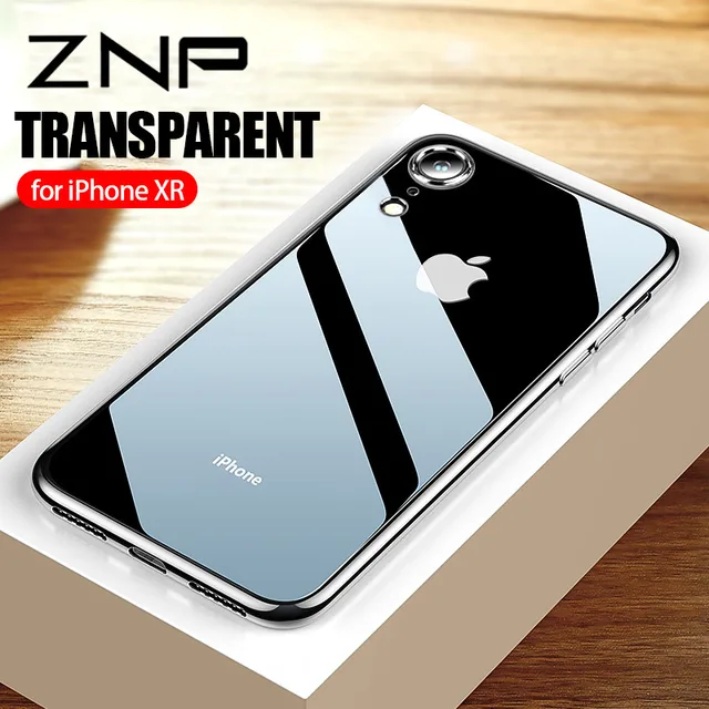 Special Price ZNP Ultra Thin Soft Transparent TPU Cases For iPhone X XS Max XR Clear Silicone Full Cover for iPhone XR XS Max X 10 Phone Case 