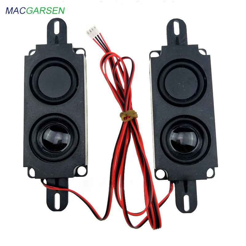1 pair 10045 all in one Advertising Speaker Monitor LCD LED TV Speakers 8 ohm 10W Rectangle Loudspeakers Audio Sound Bar Speaker|Soundbar| -…