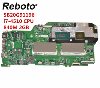 

Reboto For Lenovo Flex 2 Pro 15 Laptop Motherboard With i7-4510 CPU 840M 2GB 5B20G91196 448.03G01.0011 MainBoard 100% Tested