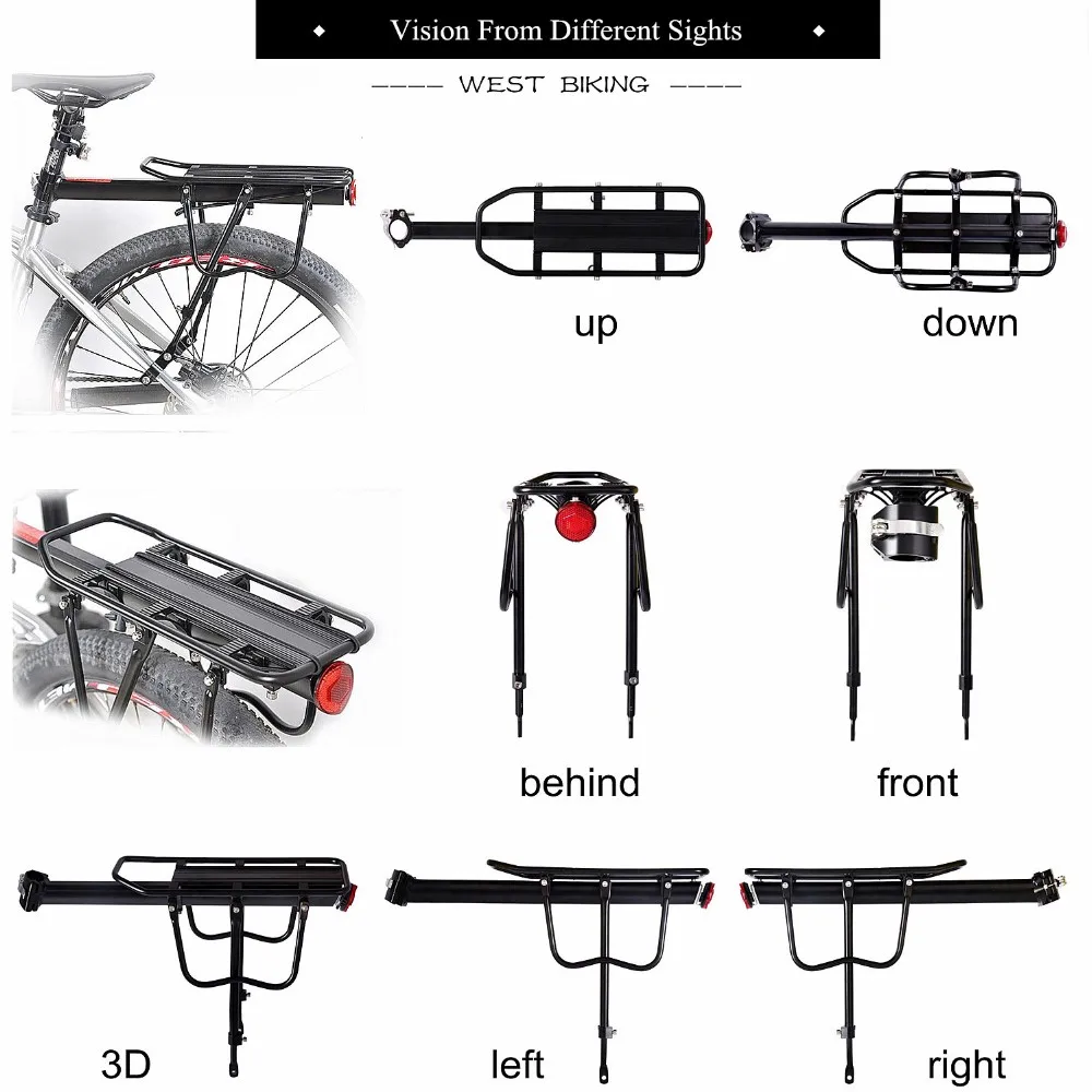 Купить WEST BIKING велосипедные подножки велосипед Чемодан оборудование ...