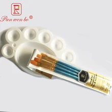 4 шт./компл. голубой цвет кисть для рисования и кусочек; очаровательные водонепроницаемые Цвет Палитра для мальчиков школьного возраста арт поставщиков канцелярских принадлежностей