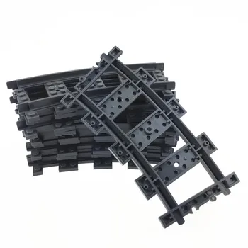 

1 Pc City Trains Train Track Rail Curved Rails Building Blocks Set Bricks Model Kids Classic Toys Gift