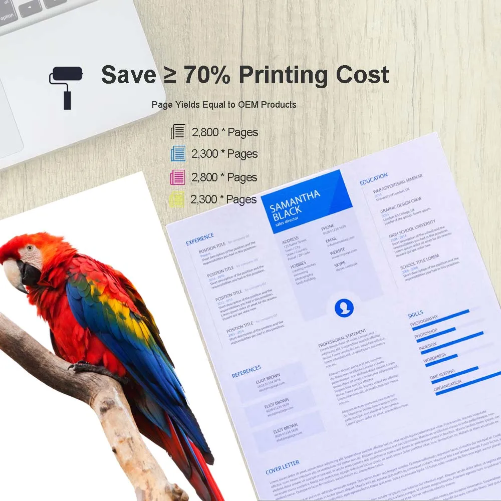 1 × совместимый тонер картридж для CF201A 201A HP Laserjet Pro M252dw/M252n MFP/M277dw/M277n CF400A 400a CF401A CF402A