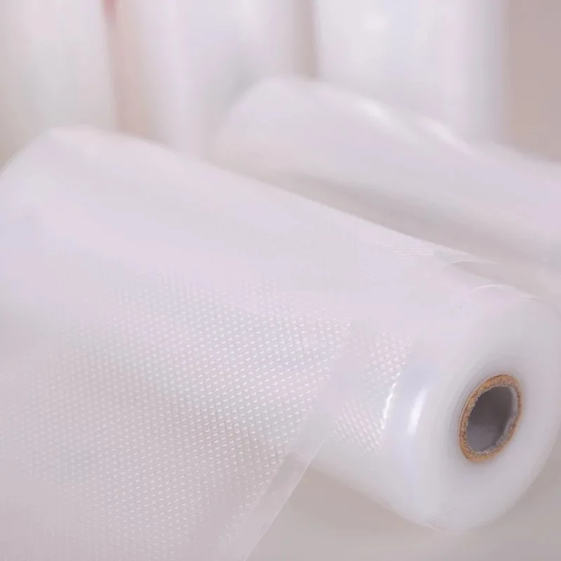 

1 Roll Embossed Nylon Plastic Sleeve Bag Retail Heat Seal Vacuum Packaging Food Saving Storage Poly Bag For Meat Beef Freeze Bag