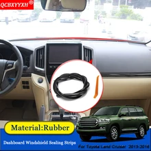 QCBXYYXH автомобиль-Стайлинг анти-звуконепроницаемые не пропускающие шума пылезащитный приборной панели автомобиля Лобовое стекло уплотнительные полосы для Toyota Land Cruiser 2013