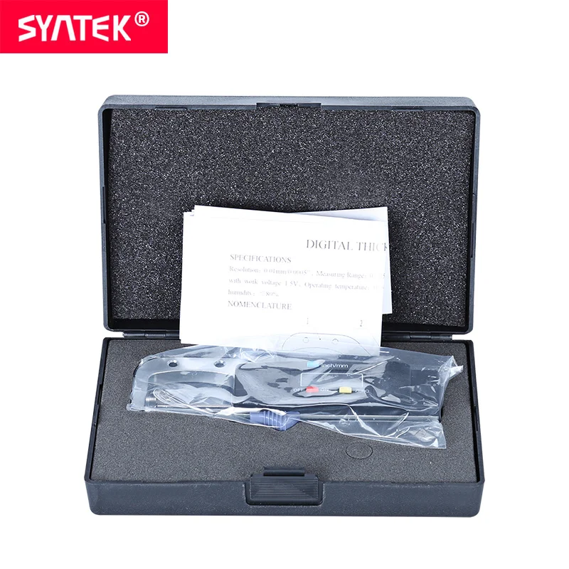 Электронный цифровой толщиномер Syntek 0 25 4 мм 1 дюйм 01 мм|Микрометры| |