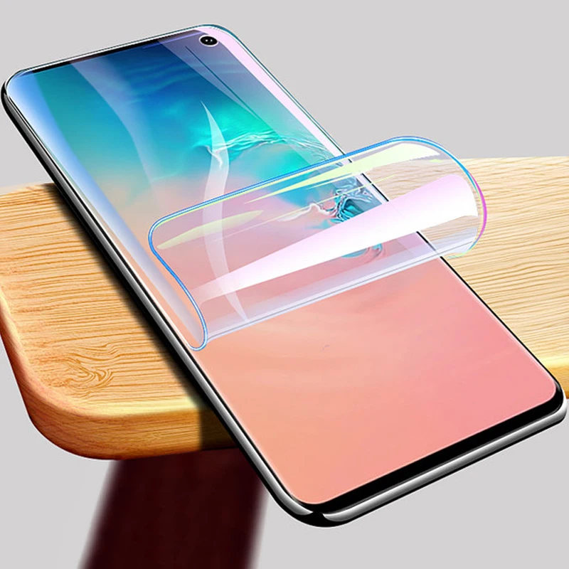 

Full Screen Cover For Samsung Galaxy S10 S10 Plus Soft PET HD Transparent Screen Protector For Samsung S10e Protective Film