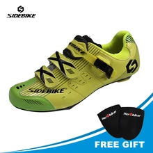 SIDEBIKE езда на велосипеде обувь дорожный цикл Спортивная дышащая обувь братзиллаз Для мужчин Спорт Chaussures езда на велосипеде шорты для женщин; женская спортивная обувь зеленого цвета