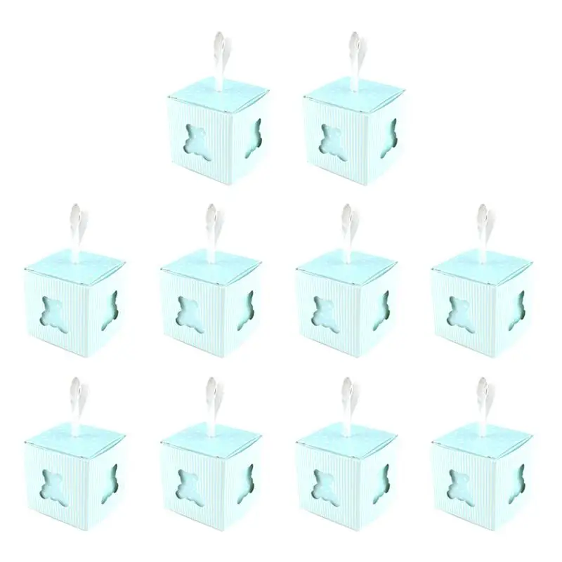 

10 Pcs Candy Boxes Paper Chocolate Boxes Candy Holders Gift Treat Boxes for Banquet