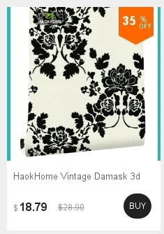 HaokHome Винтаж цветочные обои 0,53 М * 10 зеленый/белый/голубой нетканый покрытия стен гостиная спальня домашний декор