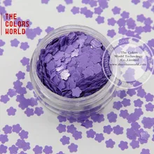 TCH308 4,0 мм Размер устойчив к растворителям мате цвета цветков блески различной формы для лака для ногтей, дизайна ногтей или другого DIY украшения