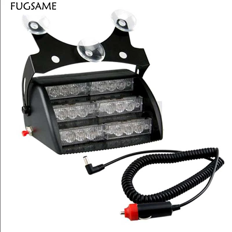 FUGSAME flash lamp window suction cup car warning light strobe light