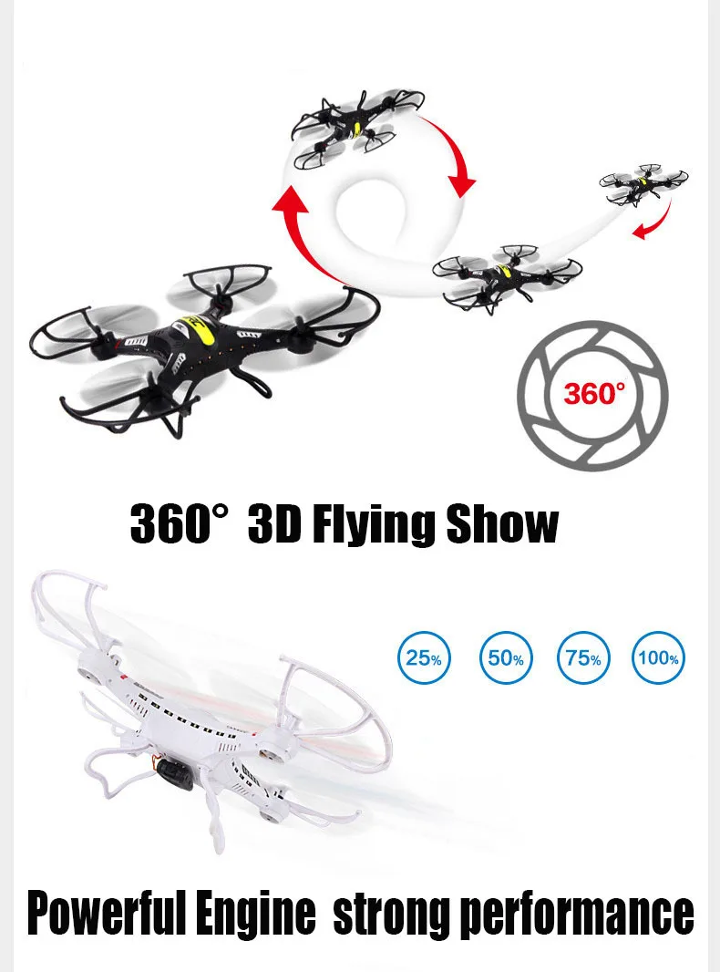 JJRC H8C 2 4 ГГц Quadcopter 6 оси гироскопа вертолет канальный 360 jis стандарт степени