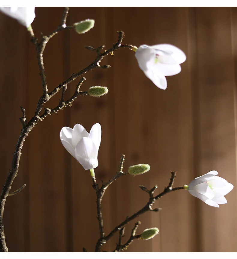 CHENCHENG, 1 шт., 88 см, искусственная Магнолия, искусственный цветок, пластиковый сухой цветок, для гостиной, для внутреннего стола, украшение