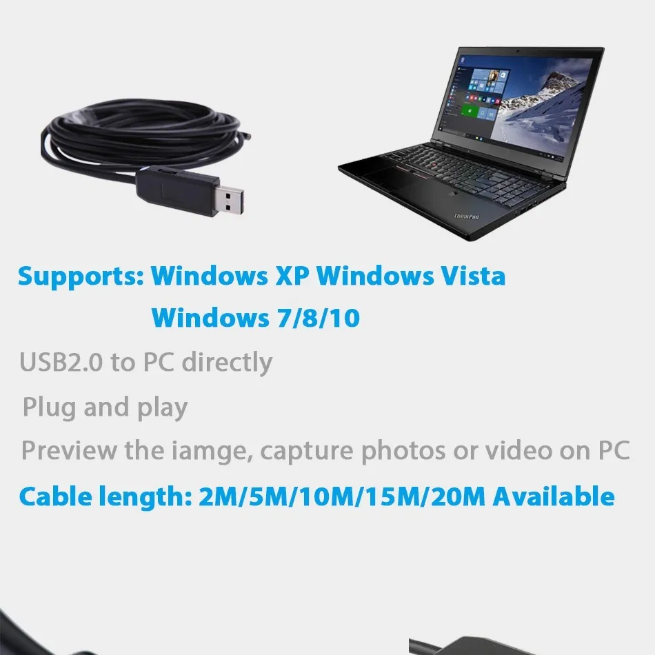 6LEDS 5.5mm 5M USB Endoscope 2