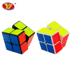 Новые Yongjun 2x2x2 profissional магический куб конкурс Скорость Логические кубики Игрушечные лошадки для Для детей магический куб ES