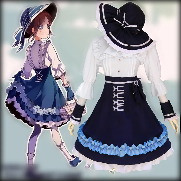 

Zhomecos Identity V Cosplay Costume Gardener Emma Woods Costume Cosplay Sweetie Lolita Dress Party Daily Dress Costume Full Set