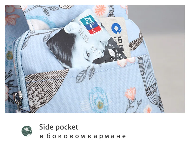 Новые многослойные Нейлоновые женские сумки через плечо Модные простые сумки для девочек сумки-мессенджеры с цветочным принтом сумки