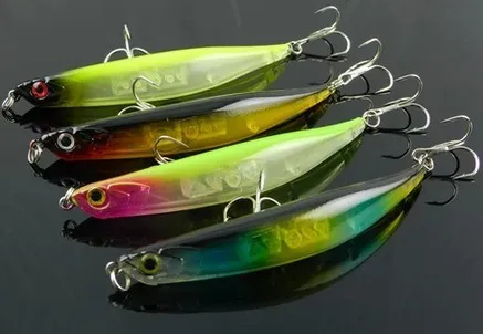 

4pcs/lot Hengjia bait Minnow Fishing Lure 9CM 8.2G Floating Lures Hard plastic Bait Multi-corlors minnow bend fishing lures