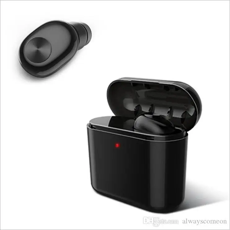 Bluetooth headset earphone BL1 wireless stereo sports with charging compartment twin microphone can answer the phone | Электроника