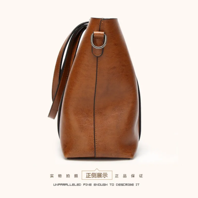 Beste 100% Echt leer Vrouwen handtassen 2019 Nieuwe vrouwelijke Koreaanse mode handtas Crossbody vormige zoete Schouder Handtas