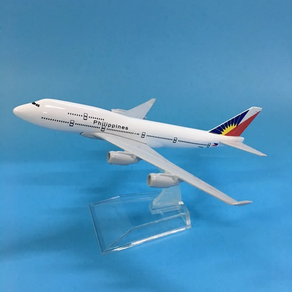 

JASON TUTU Aircraft Model 1:400 Diecast Metal Philippines B777 Plane Model Airplane Model 16cm Boeing 747 Airplanes Plane Toys