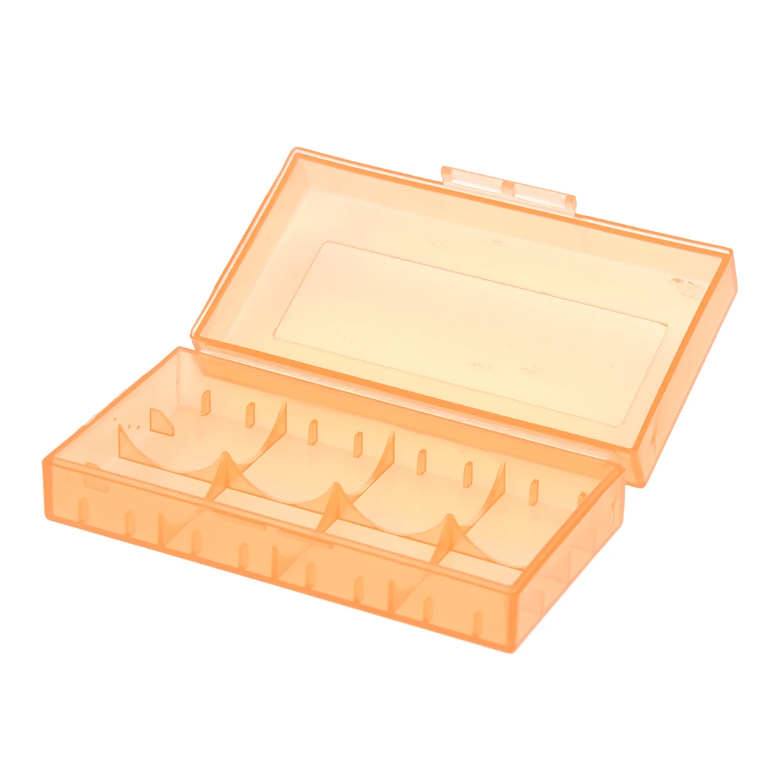 

18650 CR123A 16340 Rechargeable Battery Hard Case Holder Box Storage Box orange