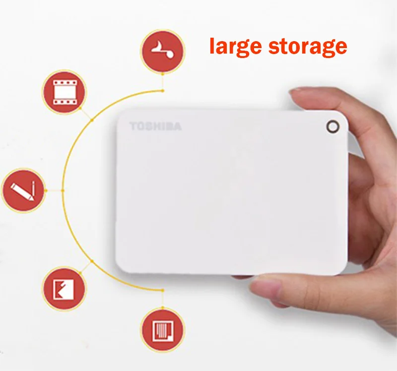 Toshiba HDD внешний жесткий диск HD 2," USB 3,0 3 ТБ 2 ТБ 1 ТБ Externo Disco Duro Externo жесткий диск настольных Шифрование