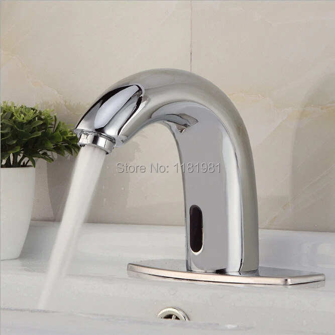 

Free Shipping New Style Single-hole Automatic Sensor Faucets Basin Sink Water Tap XR8810