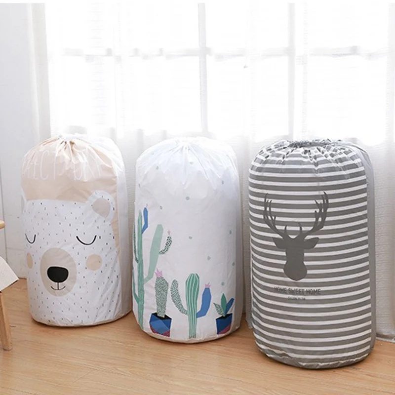 

Home Large Capacity Organizer Storage Bag Clothes Packaging Toy Bag Quilt Closet Clothing Luggage bag For Pillow Blanket Bedding