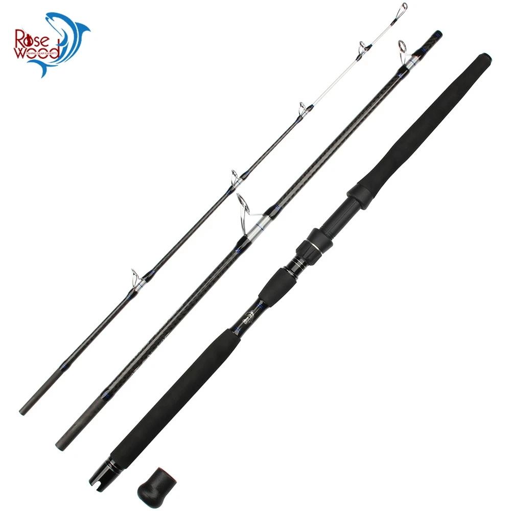 Buy NEW 3 Piece Heavy Spinning Rod CW60 250g Telescopic Fishing Rod Moderate