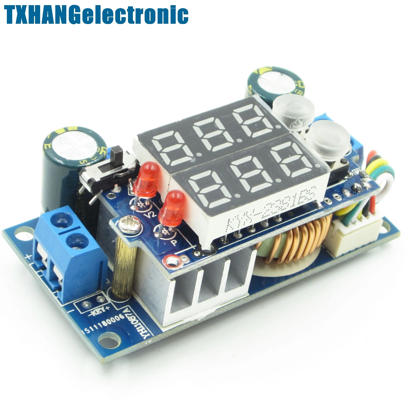 MPPT Solar Panel Controller 5A DC-DC Step-down CC//CV Charging Module LED Display