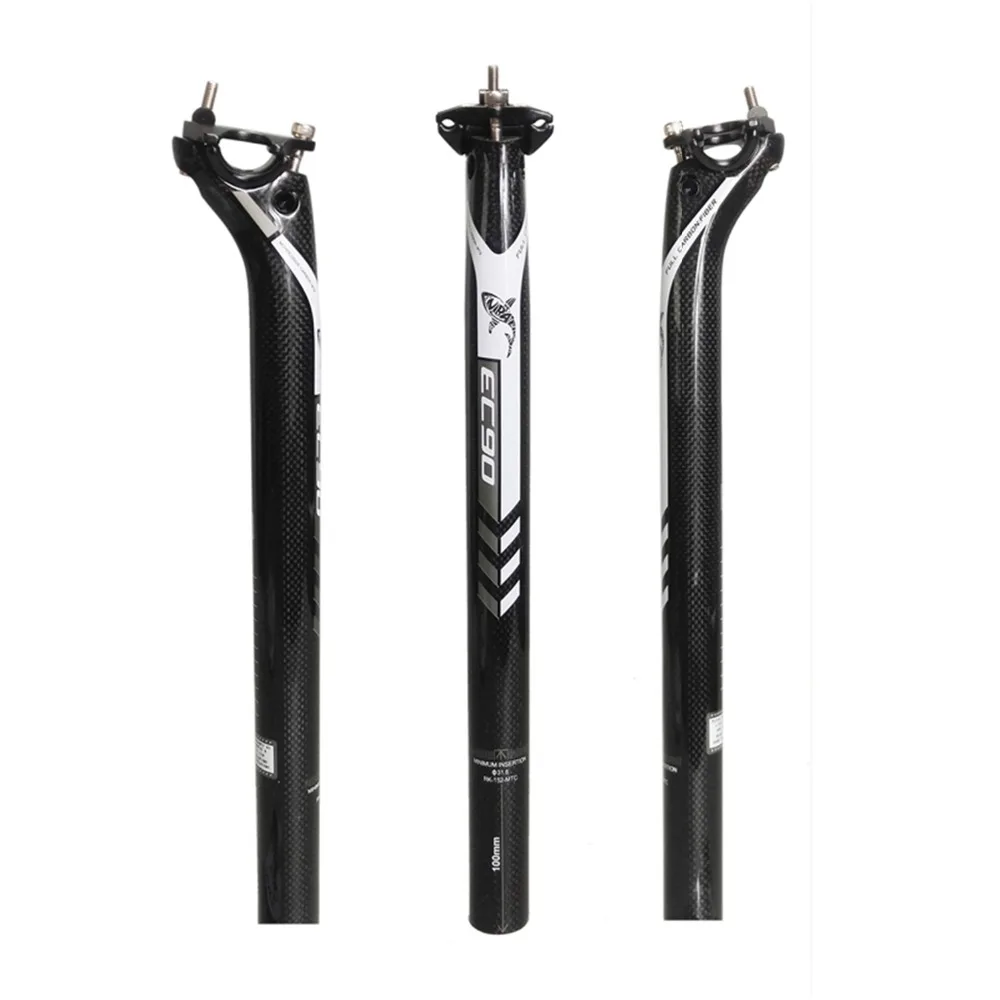 EC90 Lightweight Bicycle Seatpost Carbon Fibre MTB Seat Post 27.2/30.8